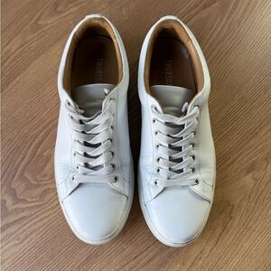 Thursday White Italian Nappa Leather Sneakers - Men's 10.5